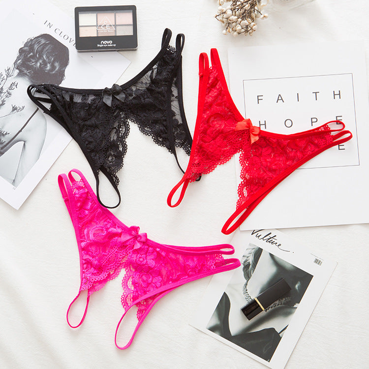 現貨 💖 丁字褲 情趣內褲 性感 蕾絲 透明 | 可以色色