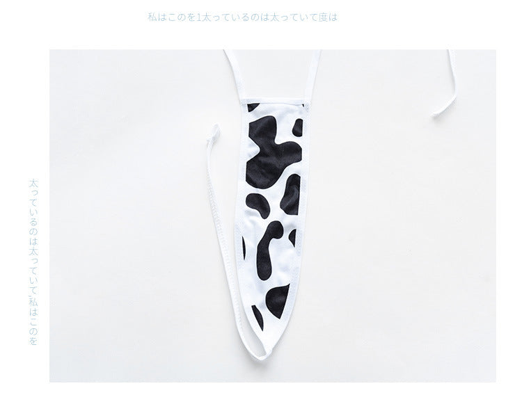 現貨 💖 奶牛三點式吊帶泳衣 情趣內衣 情趣睡衣 奶牛 比基尼 高叉 死庫水 角色扮演 Cosplay | 可以色色