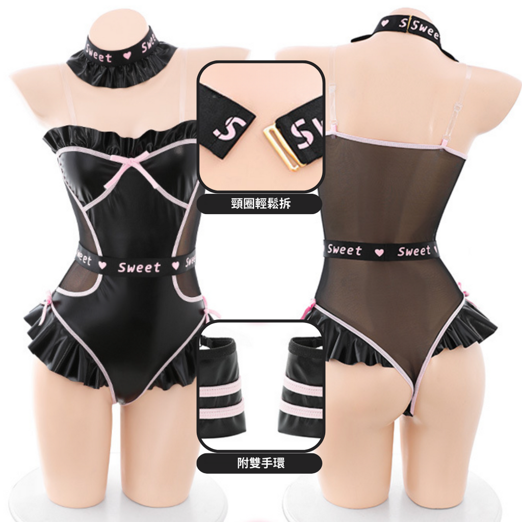 現貨 💖 亮皮賽車女郎 漆皮 亮皮 緊身 高叉 連體衣 開襠免脫 SM女王 夜店性感 夜店女王 情趣內衣 | 可以色色