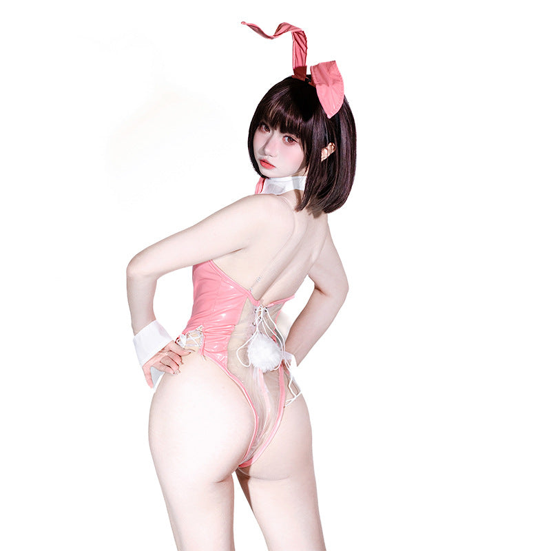 現貨 💖 梅里兔女郎 妮姬 性感兔女郎 NIKKE 亮皮 兔耳 性感 萬聖節 透視系 藍色兔女郎 | 可以色色