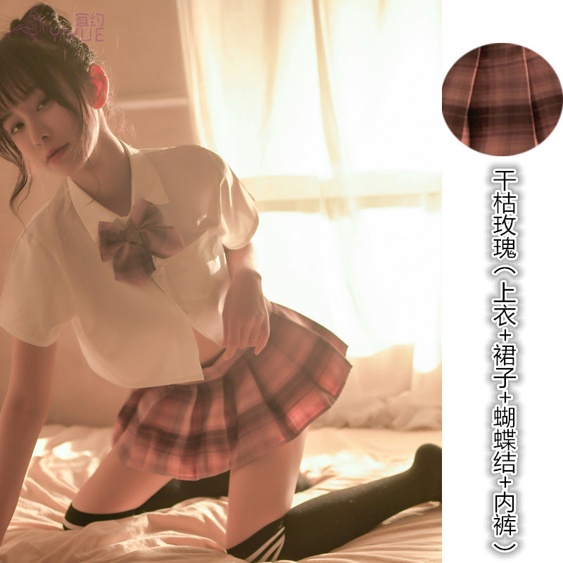 現貨 💖 女學生制服 JK 百褶裙 角色扮演 Cosplay 情趣內衣 清純 日系 外拍  | 可以色色